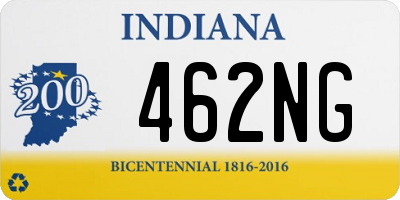 IN license plate 462NG