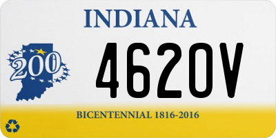 IN license plate 462OV