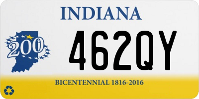 IN license plate 462QY