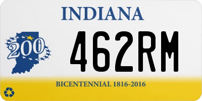 IN license plate 462RM