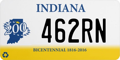 IN license plate 462RN