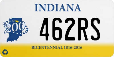 IN license plate 462RS