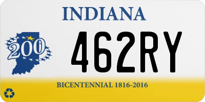 IN license plate 462RY