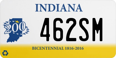 IN license plate 462SM