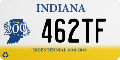 IN license plate 462TF