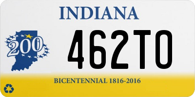 IN license plate 462TO