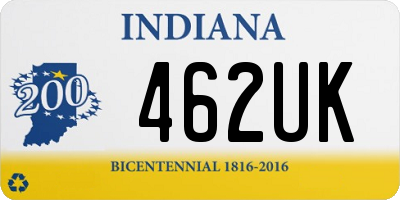 IN license plate 462UK