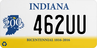 IN license plate 462UU