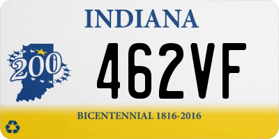 IN license plate 462VF