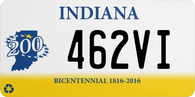 IN license plate 462VI