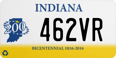 IN license plate 462VR