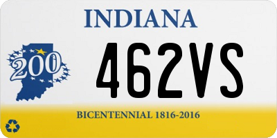 IN license plate 462VS