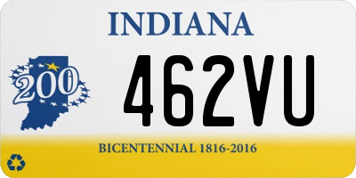 IN license plate 462VU