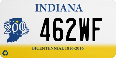 IN license plate 462WF