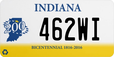 IN license plate 462WI