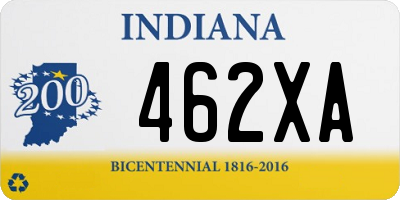 IN license plate 462XA