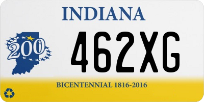 IN license plate 462XG