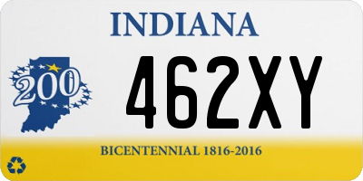 IN license plate 462XY