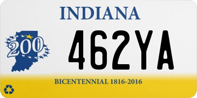 IN license plate 462YA