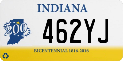 IN license plate 462YJ
