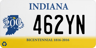 IN license plate 462YN