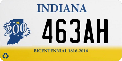 IN license plate 463AH