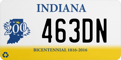 IN license plate 463DN