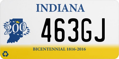 IN license plate 463GJ