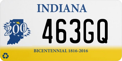 IN license plate 463GQ