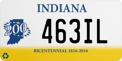 IN license plate 463IL