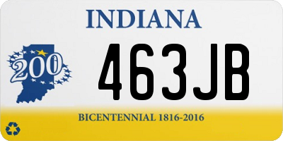 IN license plate 463JB
