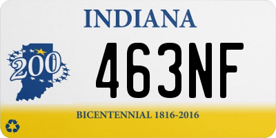 IN license plate 463NF