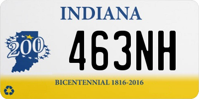 IN license plate 463NH