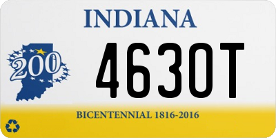 IN license plate 463OT