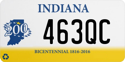 IN license plate 463QC