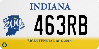 IN license plate 463RB