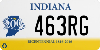 IN license plate 463RG