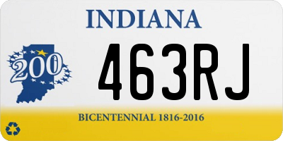 IN license plate 463RJ