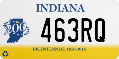 IN license plate 463RQ