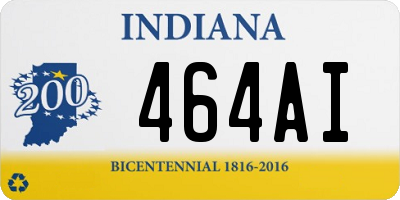 IN license plate 464AI