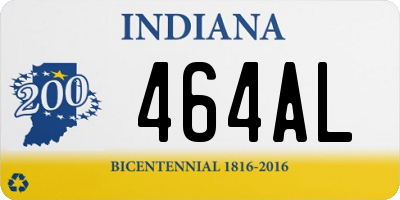 IN license plate 464AL