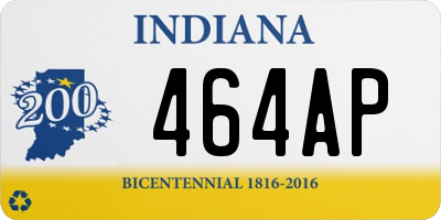 IN license plate 464AP