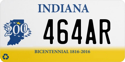 IN license plate 464AR