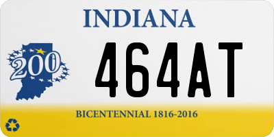 IN license plate 464AT