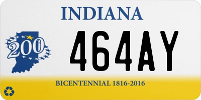 IN license plate 464AY