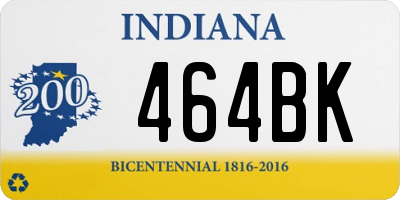 IN license plate 464BK