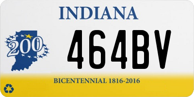 IN license plate 464BV