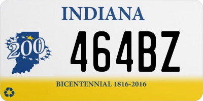 IN license plate 464BZ