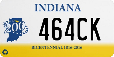 IN license plate 464CK