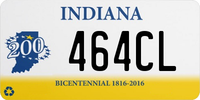 IN license plate 464CL